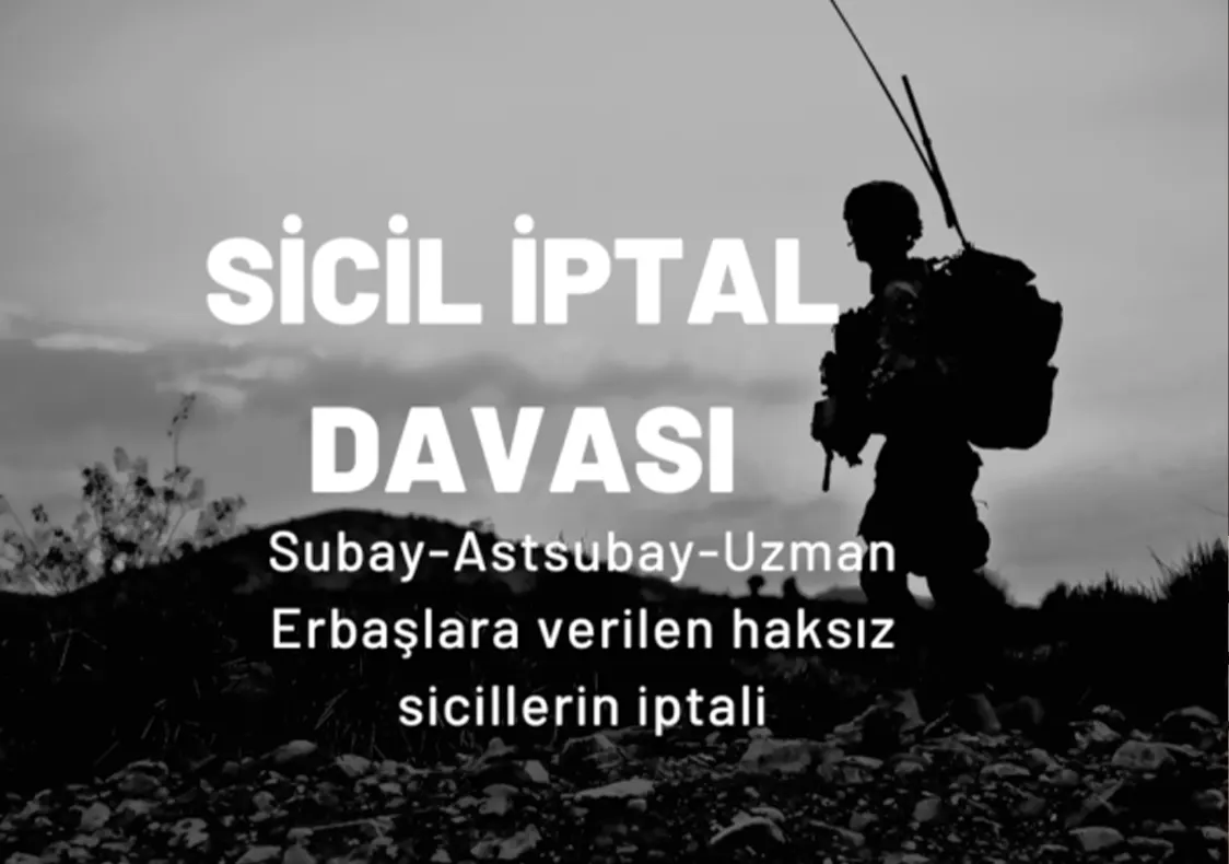Subay Sicil İptal Davası
