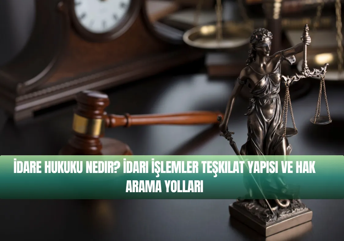 İdare Hukuku Nedir? İdari İşlemler Teşkilat Yapısı ve Hak Arama Yolları