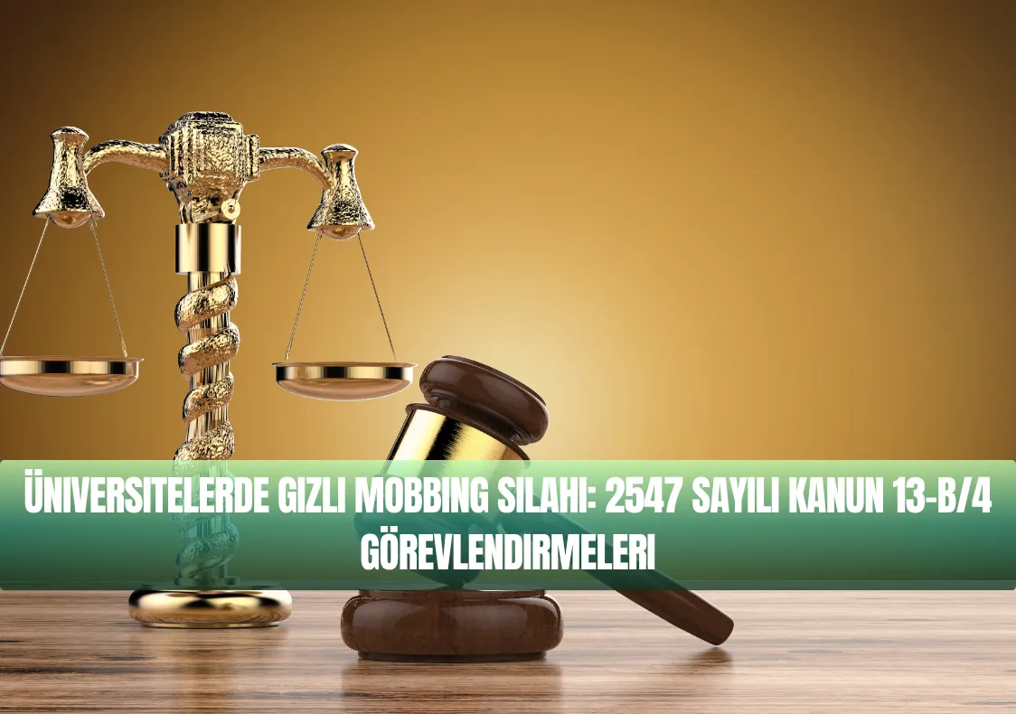 Üniversitelerde Gizli Mobbing Silahı 2547 Sayılı Kanun 13b4 Görevlendirmeleri
